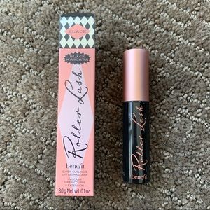 Travel Size Benefit Cosmetics Roller Lash Mascara - Black - New